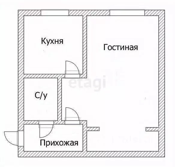 1-к кв. Красноярский край, Норильск ул. Нансена, 92 (30.0 м) - Фото 1