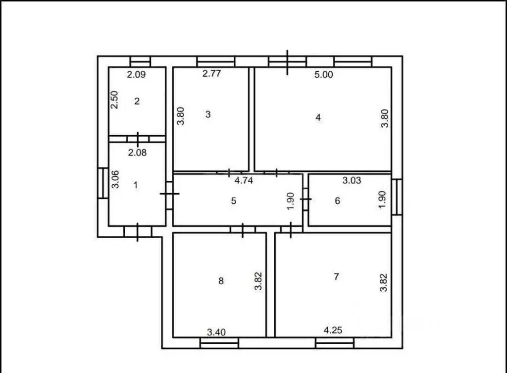 Дом в посёлок Садовый, Учительская улица (88.8 м) - Фото 1