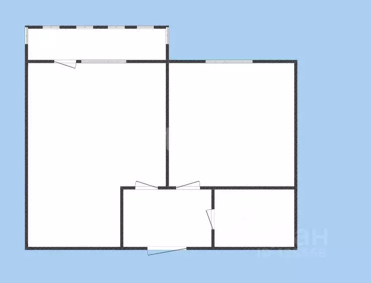1-к кв. Белгородская область, Губкин ул. Лизы Чайкиной, 10 (34.2 м) - Фото 2