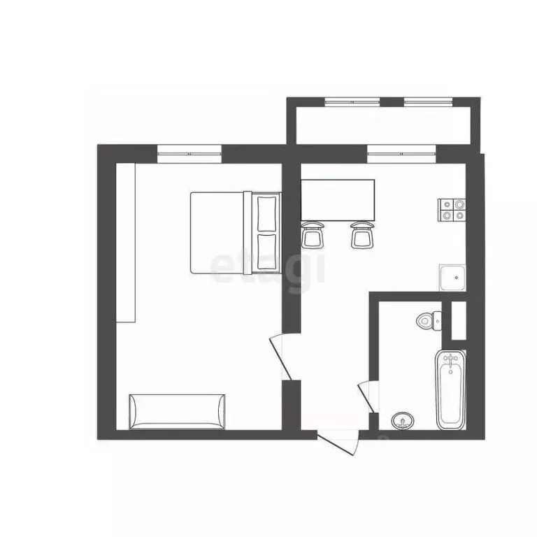 1-к кв. Мордовия, Саранск просп. Российской Армии, 10 (36.7 м) - Фото 2
