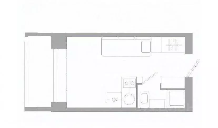 Студия Татарстан, Казань Октябрьская ул., 1 (13.4 м) - Фото 2