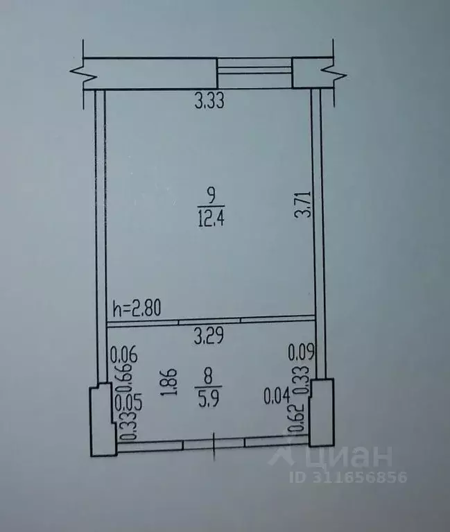 Комната Брянская область, Брянск ул. Тельмана, 70 (18.3 м) - Фото 1
