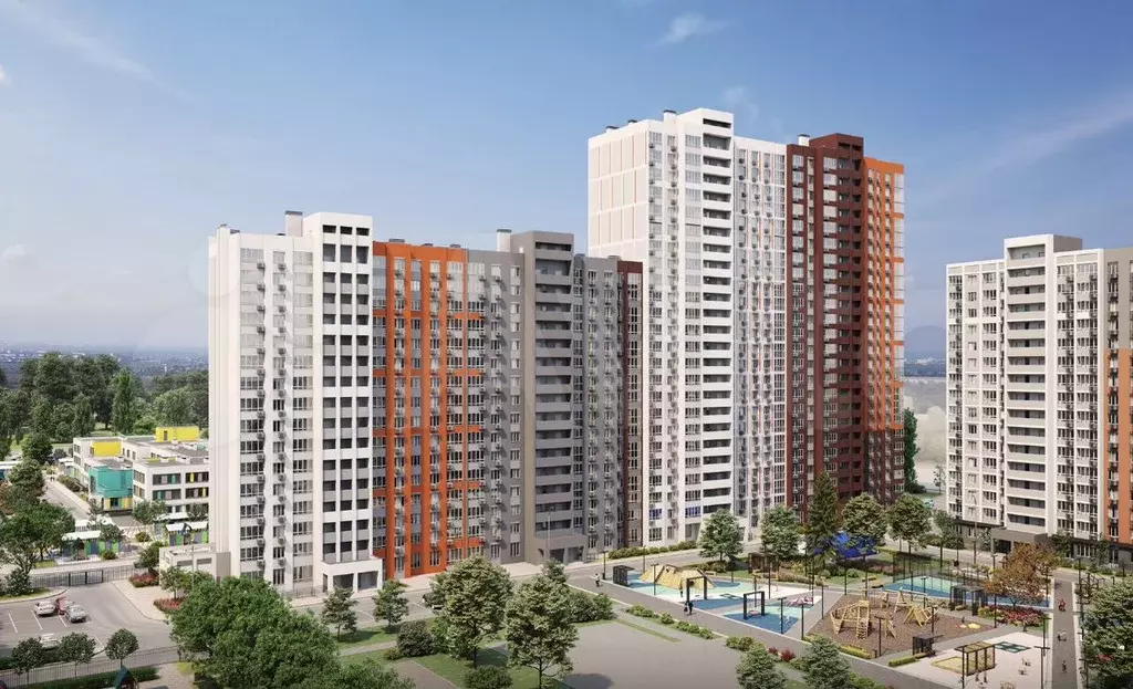 2-к. квартира, 56,6 м, 23/24 эт. - Фото 0