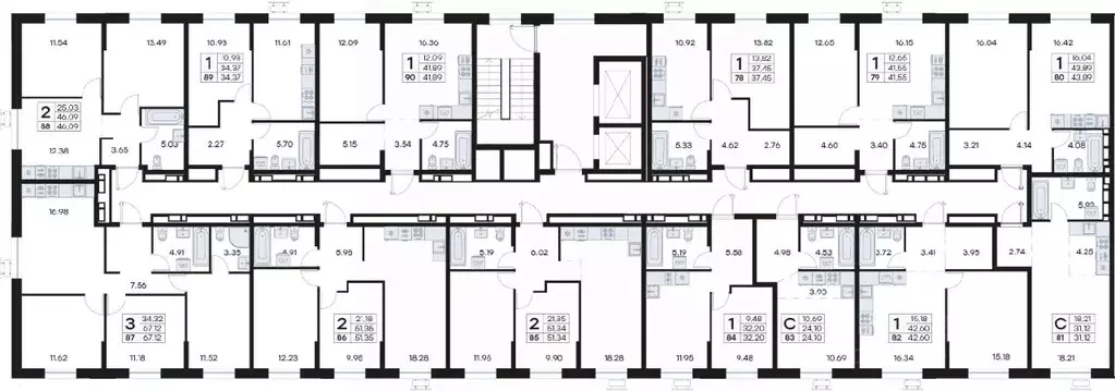 1-к кв. Приморский край, Владивосток Катерная ул., 31/2 (34.37 м) - Фото 2