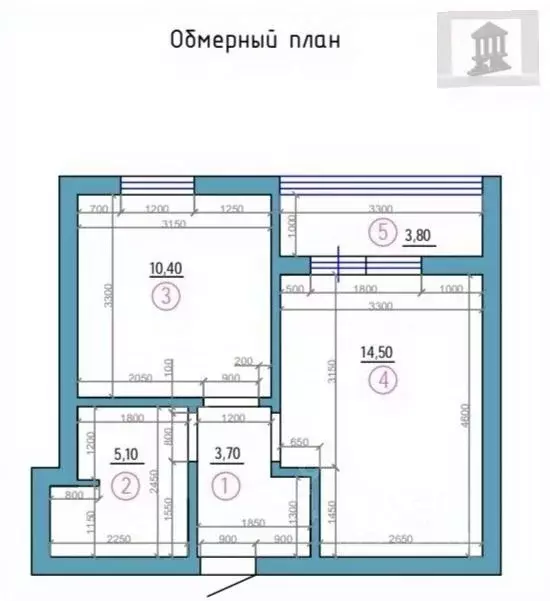 1-к кв. Калининградская область, Светлогорск Яблоневая ул., 1 (34.7 м) - Фото 2