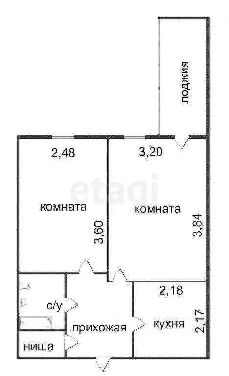 2-к кв. Приморский край, Владивосток Семеновская ул., 25 (65.0 м) - Фото 1