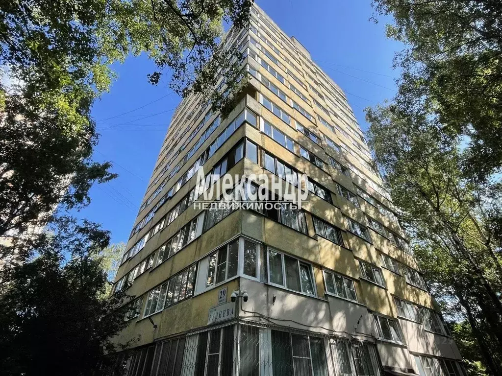 1-к кв. Санкт-Петербург ул. Руднева, 29К3 (32.7 м) - Фото 1