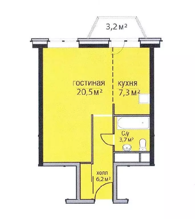 Продается 1-комнатная квартира - Фото 2