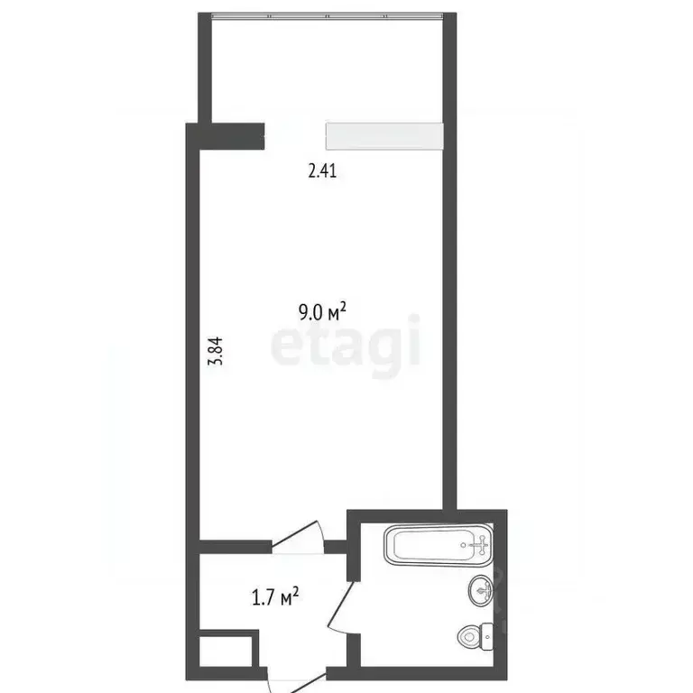 Студия Тюменская область, Тюмень Олимпийская ул., 32 (12.8 м) - Фото 2