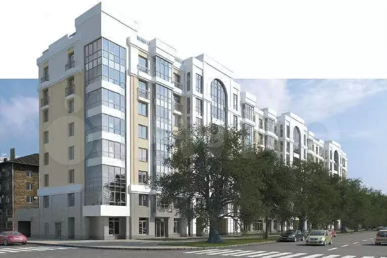 1-к. квартира, 52 м, 3/9 эт. - Фото 1