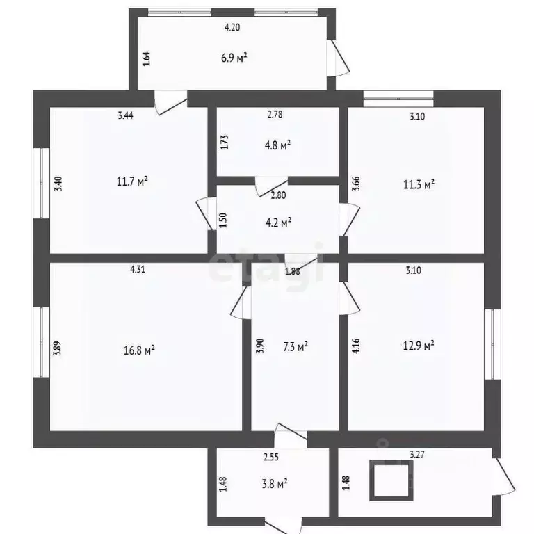 Дом в Свердловская область, Тугулым пгт ул. Комсомольская (92 м) - Фото 2