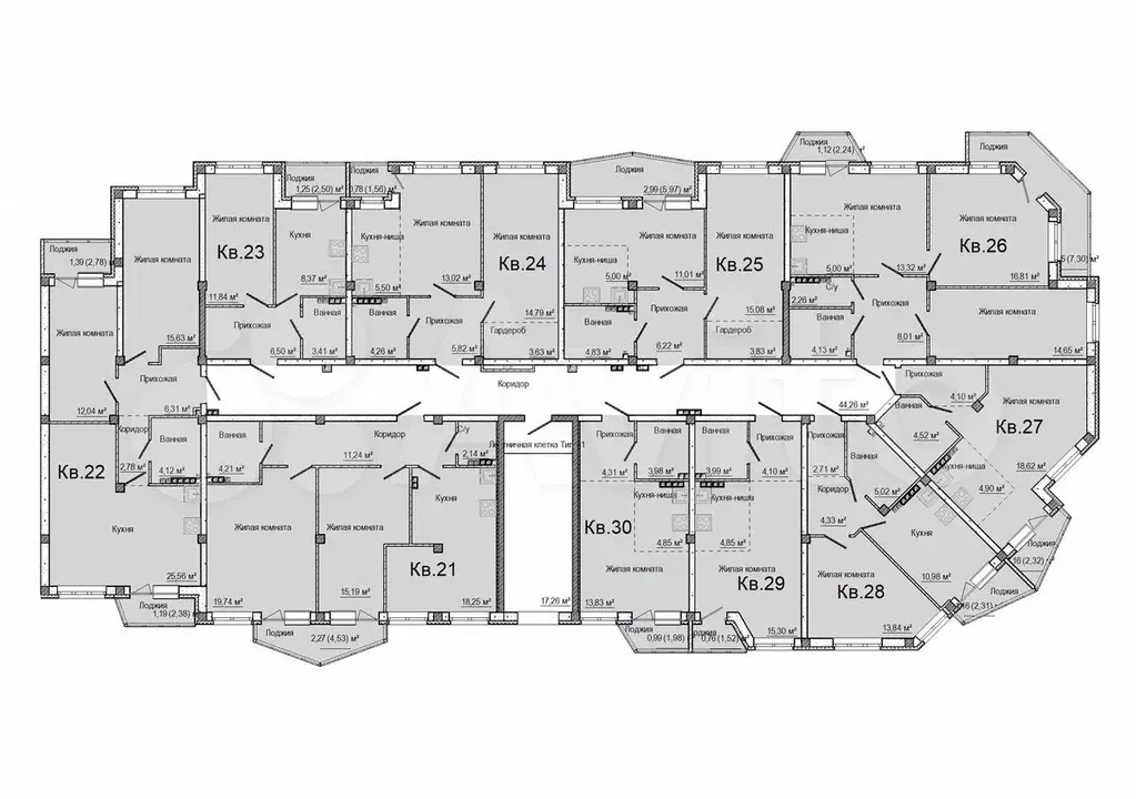 3-к. квартира, 69 м, 3/3 эт. - Фото 1