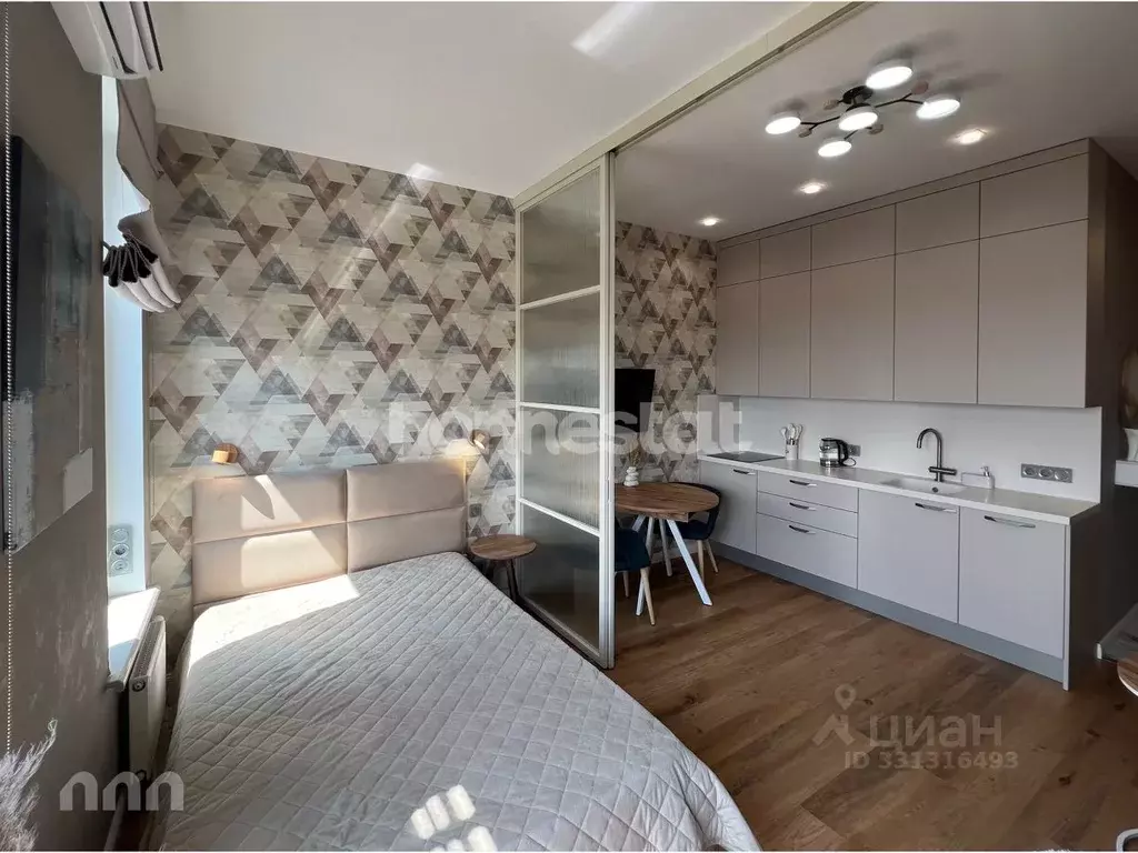Студия Москва Шелепихинская наб., 34к5 (30.0 м) - Фото 1