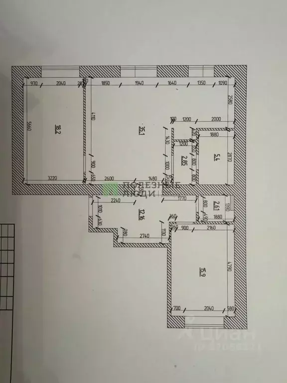 2-к кв. Курганская область, Курган ул. Кирова, 45 (92.6 м) - Фото 2