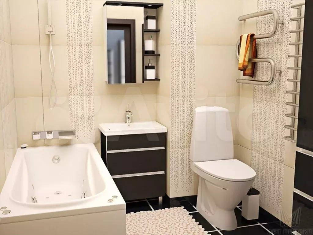 2-к. квартира, 50,1 м, 6/8 эт. - Фото 1