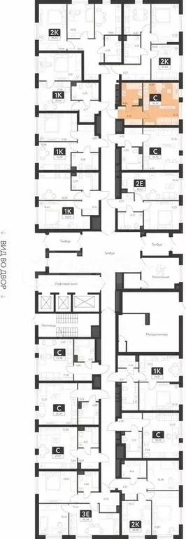 Квартира-студия, 26,7 м, 1/25 эт. - Фото 1