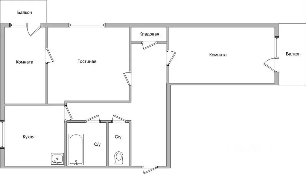 3-к кв. Красноярский край, Сосновоборск ул. Энтузиастов, 12 (61.0 м) - Фото 0