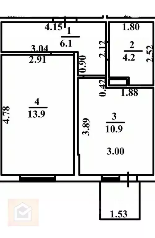 1-к кв. Крым, Евпатория ул. 60 лет ВЛКСМ, 31к2 (37.4 м) - Фото 1