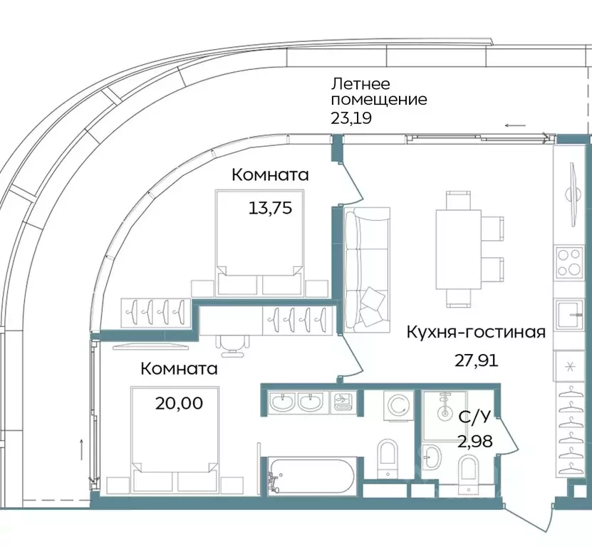 3-к кв. Крым, Саки ул. Морская (87.83 м) - Фото 1