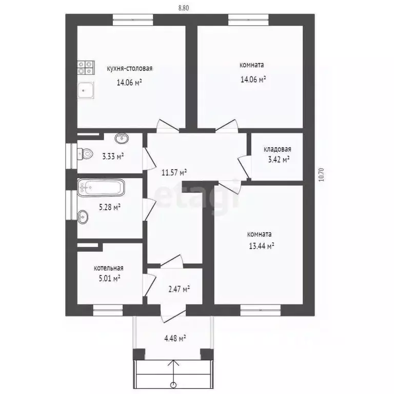 Дом в Тюменская область, Тюмень Садовое товарищество Липовый остров, ... - Фото 1