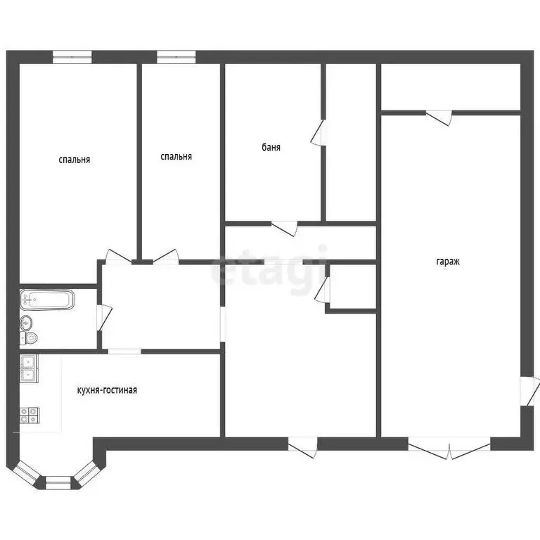 Дом в Кулаково, 7-я Берёзовая улица (150 м) - Фото 0