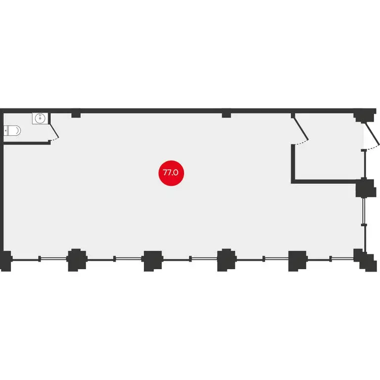 Офис (77 м) - Фото 2