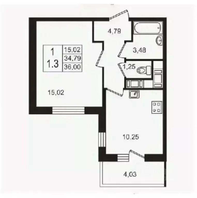 1-к кв. Ленинградская область, Мурино Всеволожский район, ул. Шувалова ... - Фото 1