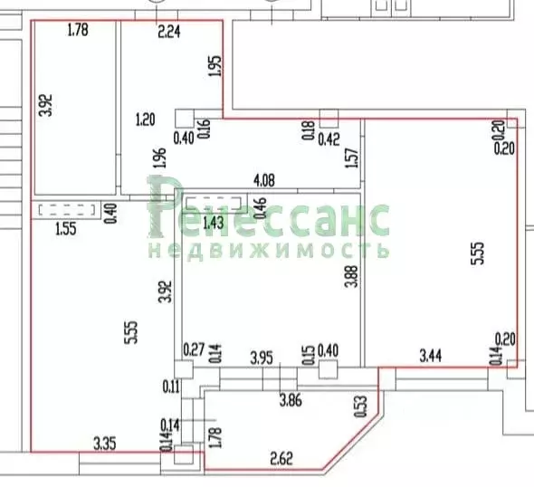 2-к кв. Брянская область, Брянск Степная ул., 13 (71.1 м) - Фото 0