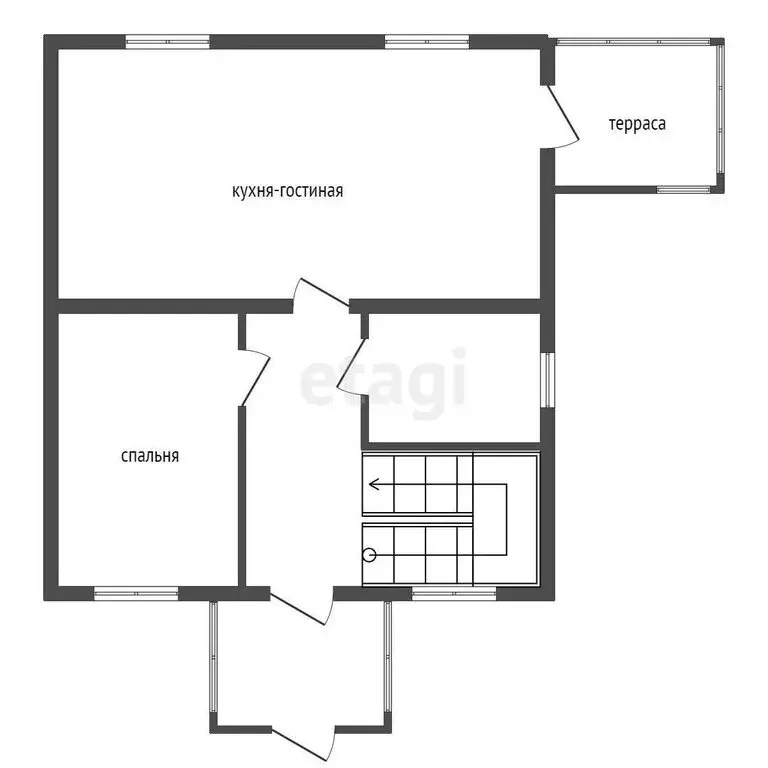 Дом в деревня Медовка, Бирюзовая улица (168.5 м) - Фото 2
