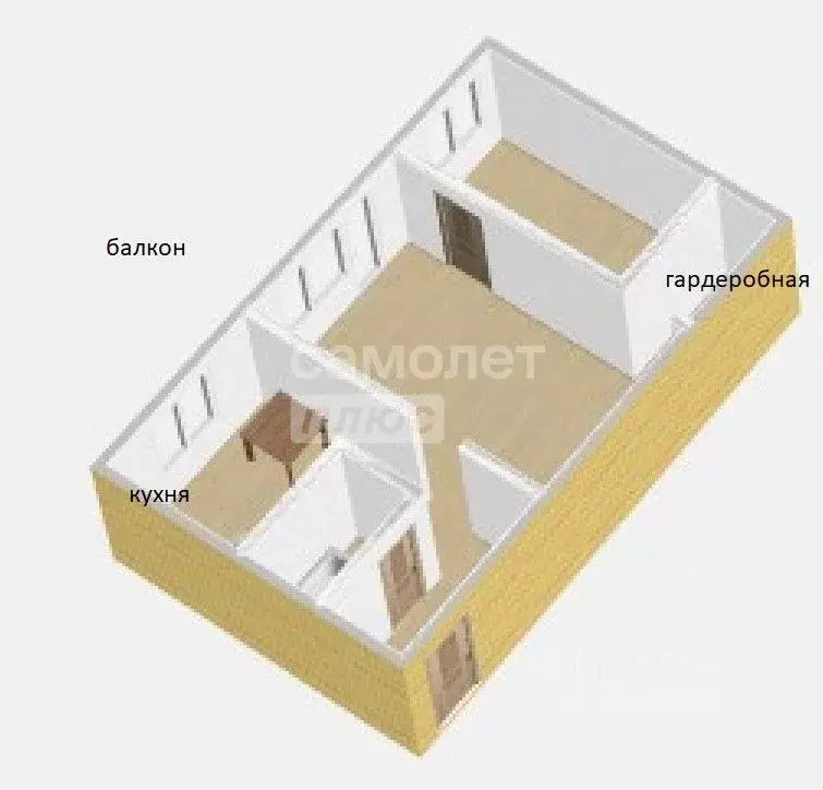 2-к кв. Омская область, Омск ул. Ленина, 44 (45.2 м) - Фото 1
