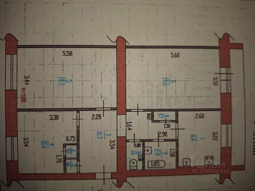 3-к кв. Алтайский край, Барнаул Красноармейский просп., 105 (75.7 м) - Фото 2