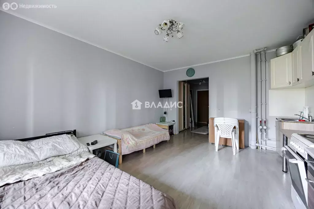 Квартира-студия: Санкт-Петербург, улица Корнея Чуковского, 7к1 (40 м) - Фото 1