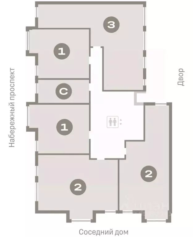 Студия Ханты-Мансийский АО, Сургут 1-й мкр, Нефть жилой комплекс (24.0 ... - Фото 2