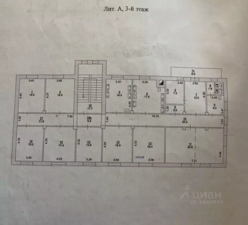 Комната Ростовская область, Ростов-на-Дону, Нахичевань ул. ... - Фото 2