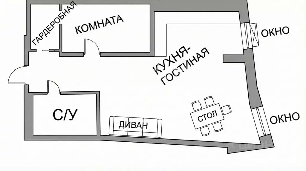 2-к кв. Московская область, Красногорск ул. Авангардная, 10 (44.0 м) - Фото 2