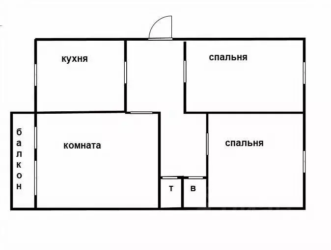 3-к кв. Приморский край, Уссурийск ул. Топоркова, 120А (60.4 м) - Фото 1