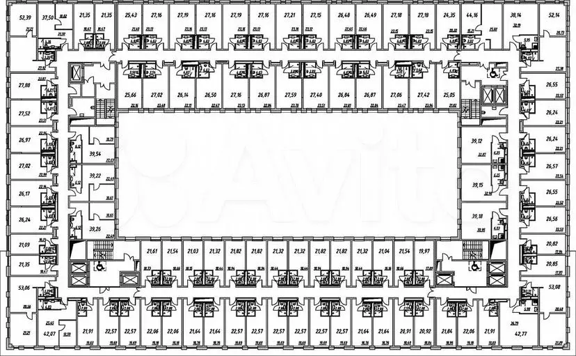 Апартаменты-студия, 27,2м, 6/12эт. - Фото 0