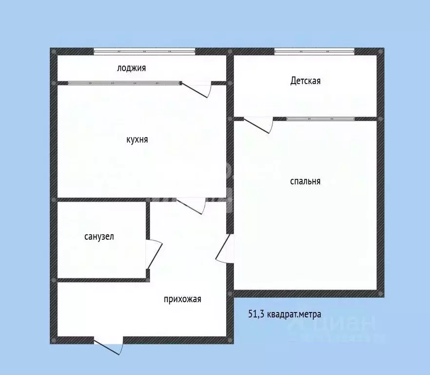 1-к кв. Дагестан, Каспийск ул. Приморская, 14 (51.3 м) - Фото 2