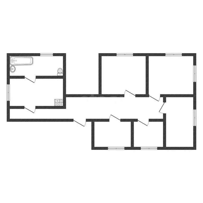 Дом в село Дружба, улица Ибрагима Хаджи Катчиева (101 м) - Фото 2