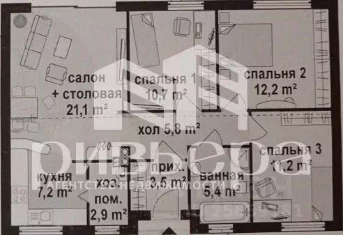 Дом в Новосибирская область, Коченево рп ул. Трудовая, 20А (89 м) - Фото 1