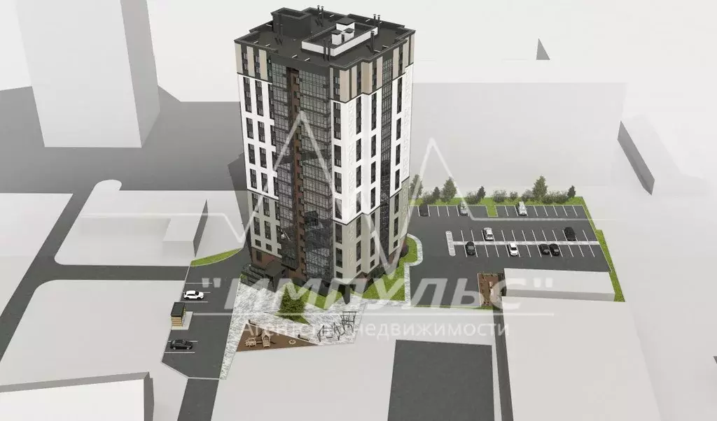 Квартира, 1 комната, 45.3 м - Фото 1