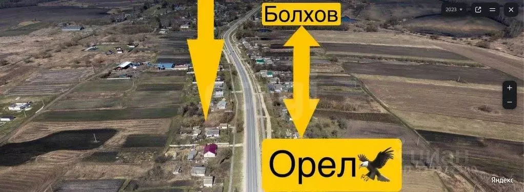 Участок в Орловская область, Орловский район, д. Дубовая Роща  (30.0 ... - Фото 1