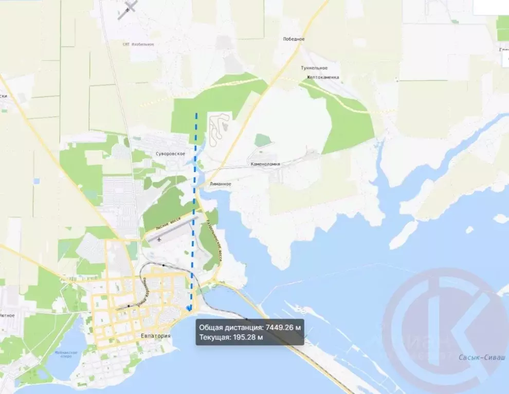 Участок в Крым, Сакский район, с. Суворовское  (6.0 сот.) - Фото 1