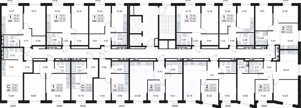 1-к кв. Приморский край, Владивосток Клуб 25 жилой комплекс, 1 (32.46 ... - Фото 2