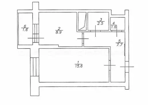 1-к кв. Татарстан, Казань ул. Четаева, 14 (37.0 м) - Фото 2