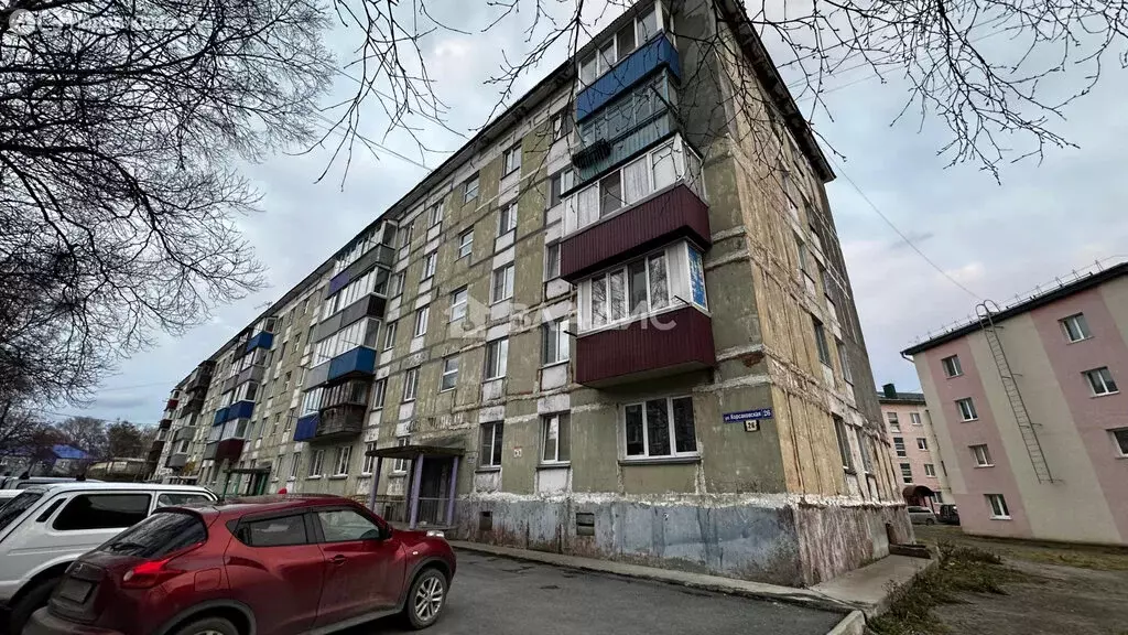 1-комнатная квартира: Корсаков, Корсаковская улица, 26 (32 м) - Фото 1