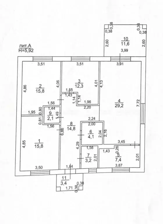 Дом в Татарстан, Лаишевский район, Егорьевское с/пос, д. Каипы, Новые ... - Фото 2