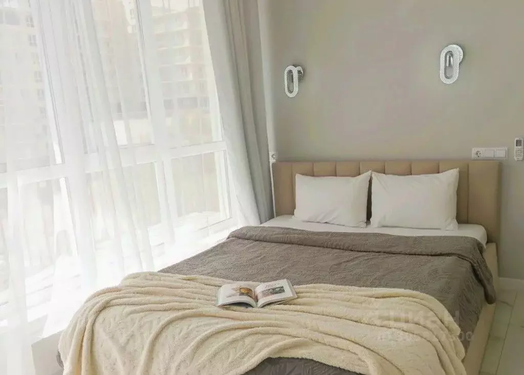 1-к кв. Крым, Ялта городской округ, Виноградное пгт ш. Бахчисарайское, ... - Фото 1