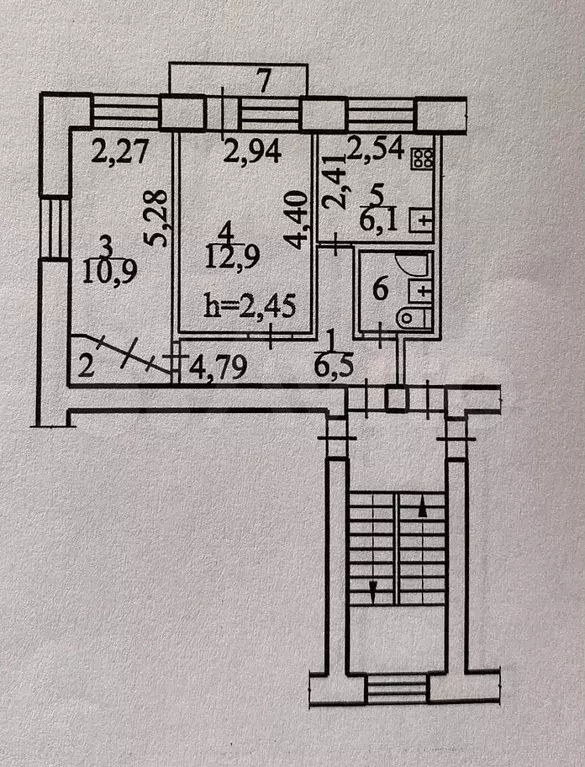 2-к. квартира, 40,9 м, 3/5 эт. - Фото 0