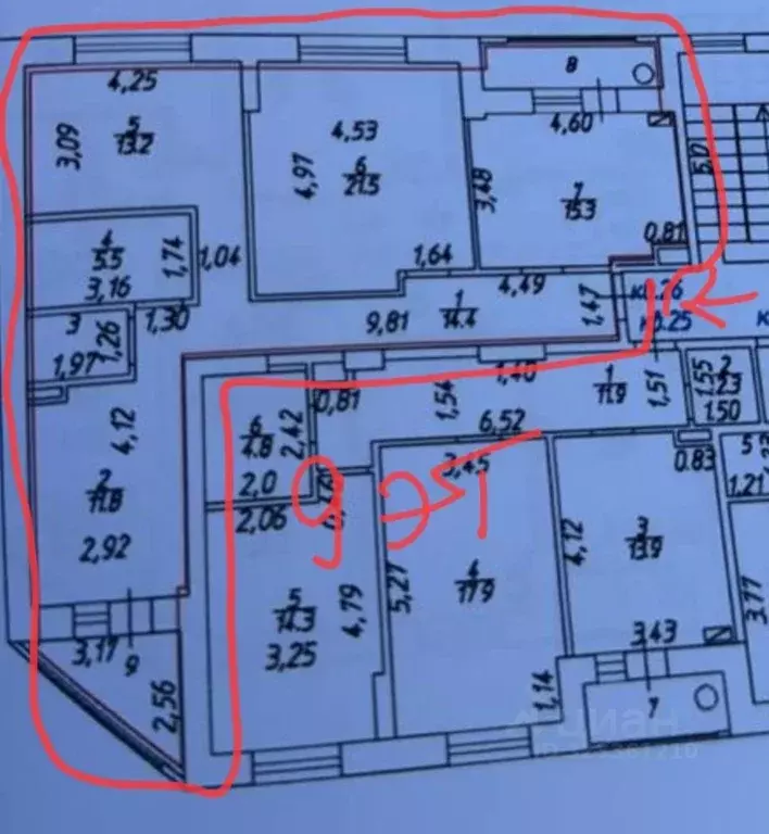 3-к кв. Ставропольский край, Ставрополь Шпаковская ул., 76А/3 (98.0 м) - Фото 2